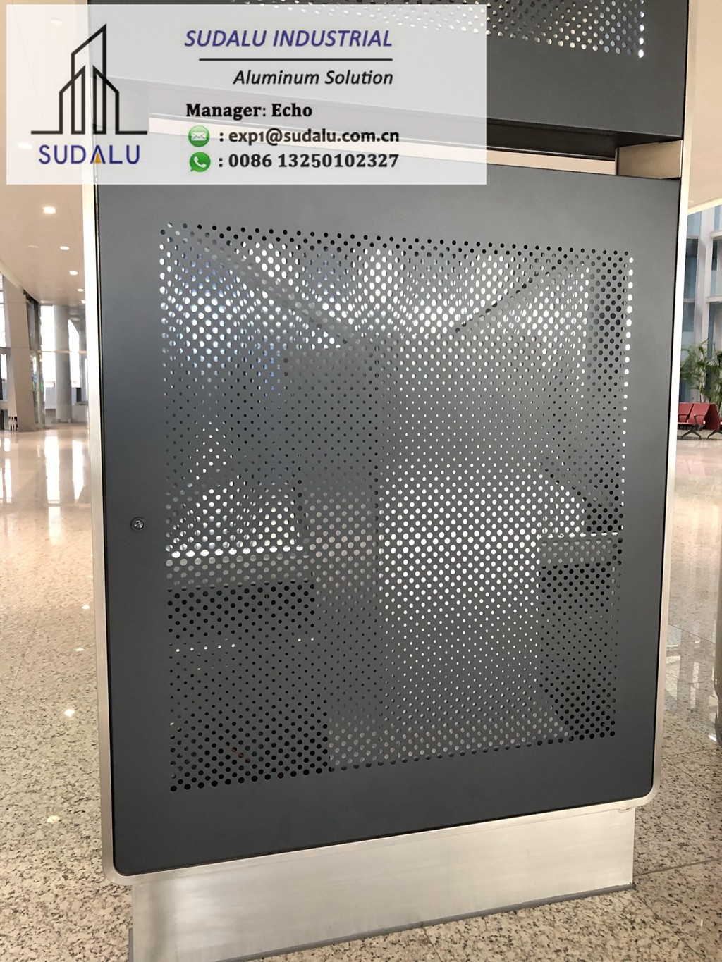 SUDALU PVDF 15 years Warranty Panel Aluminum Interior Decoration Panel Metal Perforated Panel