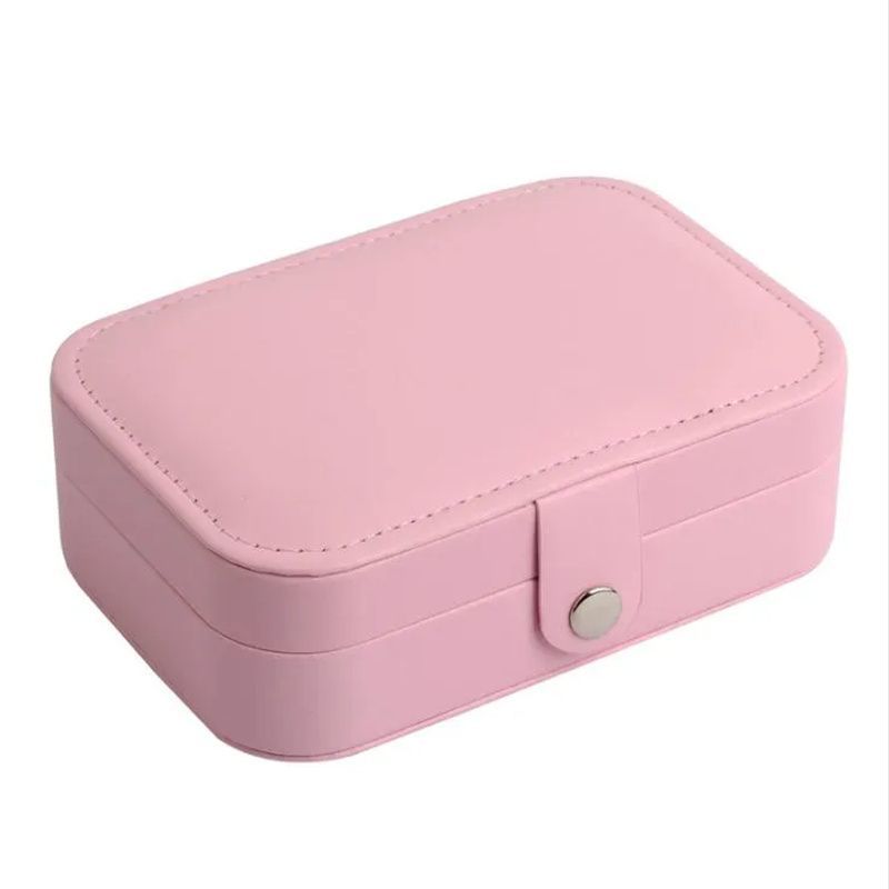 China Manufacturer Wholesale Custom Logo Luxury Jewelry Packaging Box Made of PU Leather with Flocking Storage Case Gift Box