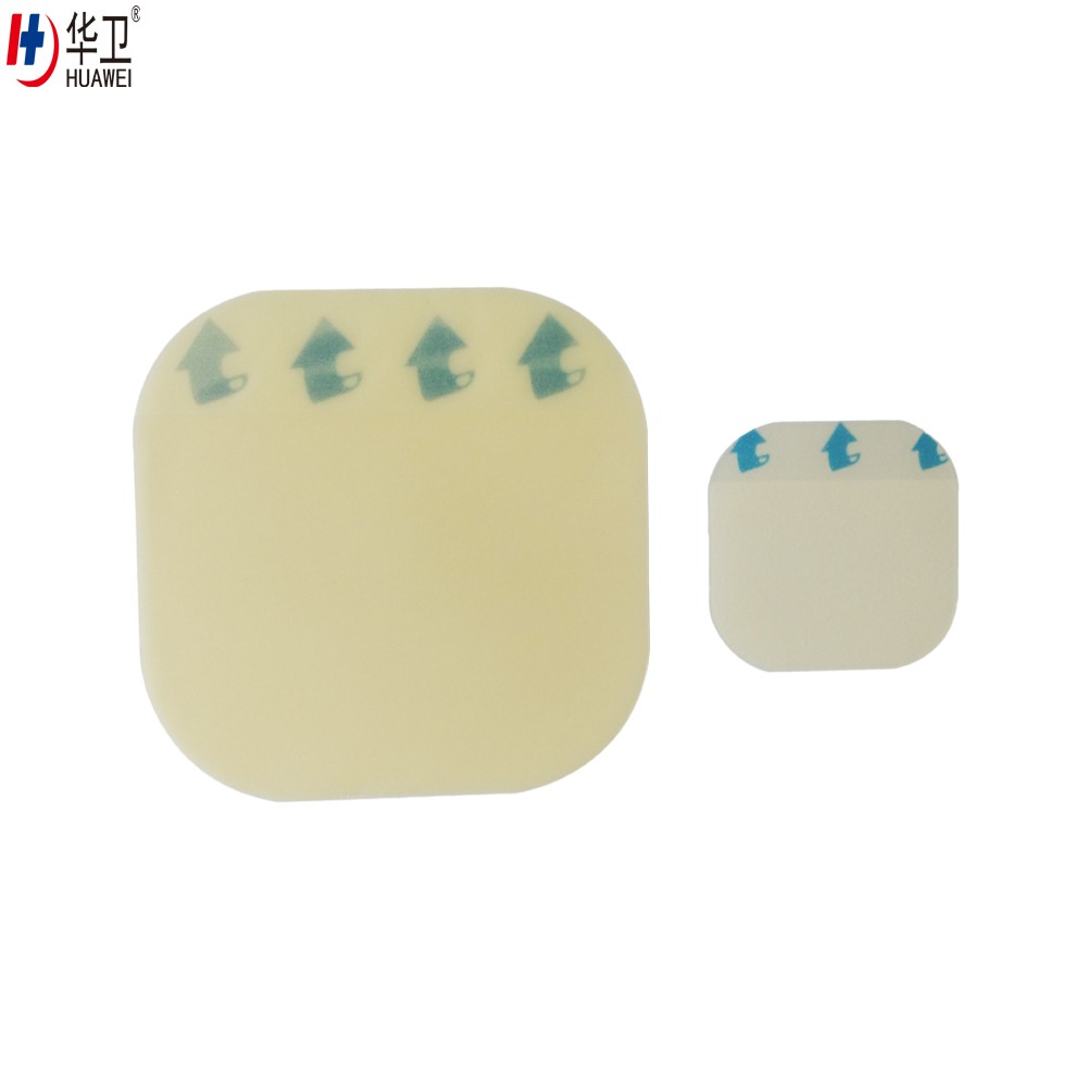 5*10 cm Advanced Hydrocolloid wound dressing with thin border