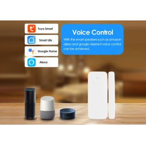 Smart WiFi Door Window Sensor Alarm Compatible with Alexa and Google Home Tuya 2