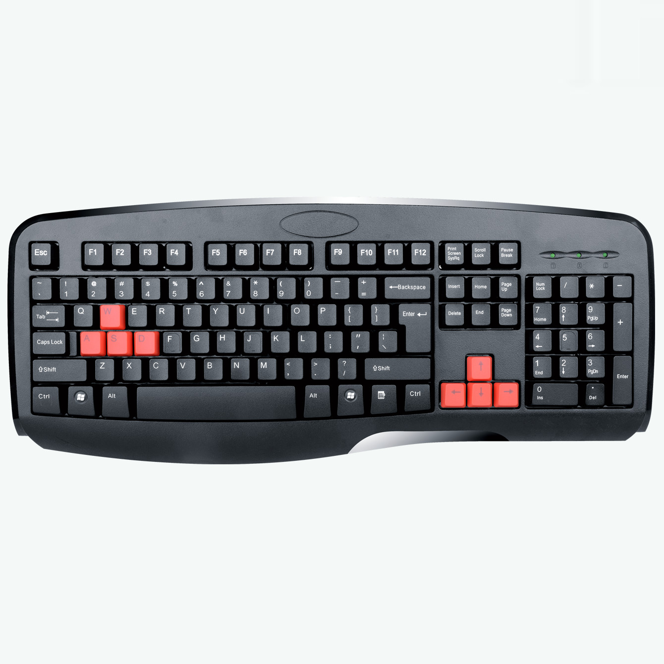 USB Interface Mechanical Gaming Keyboard , Black Mechanical Keyboard For Gaming Player