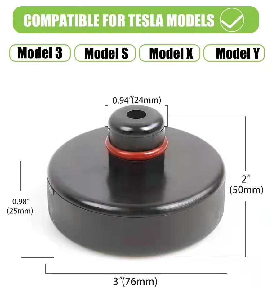 Custom Product Oem Automotive Rubber Bumper Pads Black Silicone Car Jack Protector