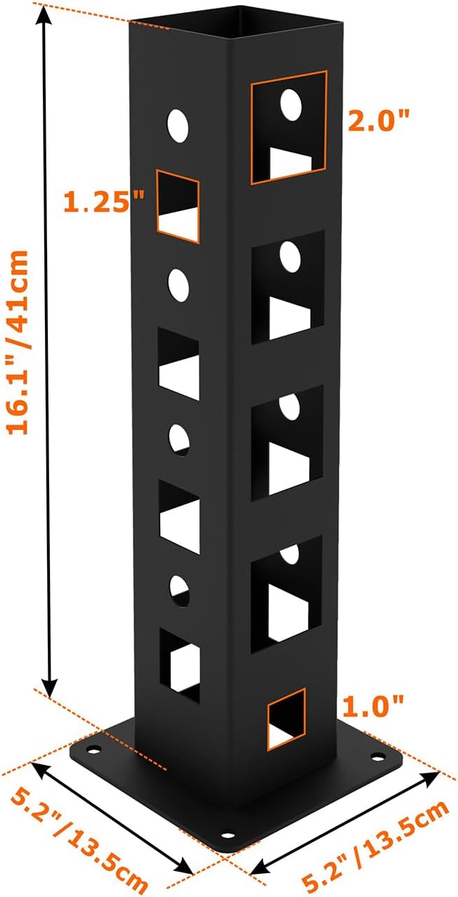 1" 1.25" 2" Hitch Storage Rack Collector Heavy-duty Metal Garage 9 Hitch Storage Ground Mount Stand
