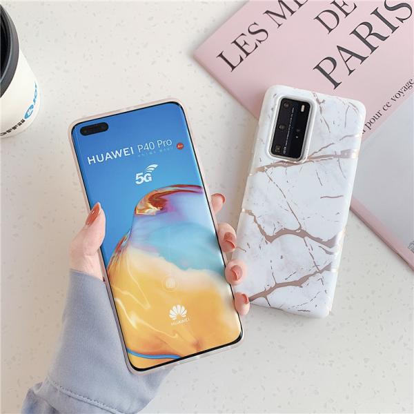 Shock Absorption Phone Case , Soft TPU Phone Cover High Protective Golden Foil