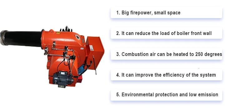 Industrial Boiler Parts Gas Burner, Heavy Oil Burner Dual Fuel Gas Heavy Oil Burner For Drying Furnace