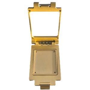  Aluminium BGA Test Socket Housing KR-6296-PK Mass Production Metal Fabrication CNC Service Custom Precision Machining Manufactures