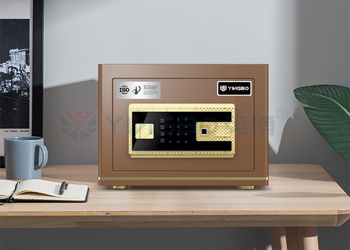 0.55 Cu Ft Fingerprint Lock Office Safe Box For Security