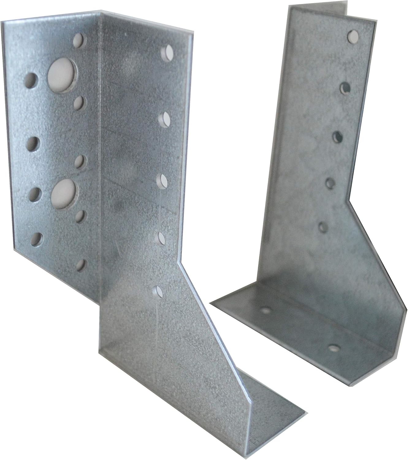 Face Mount 2x6 Joist Hangers With Galvanized Finish For Secure Beam Connections 20-Gauge Steel 2x6 Bracket Easy DIY Installation