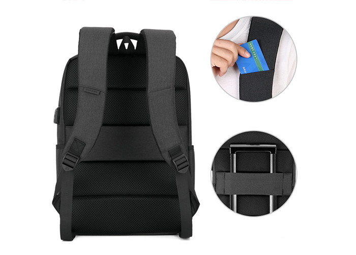 High Quality Anti-theft Waterproof USB Backpack Laptop Backpack With USB Cable
