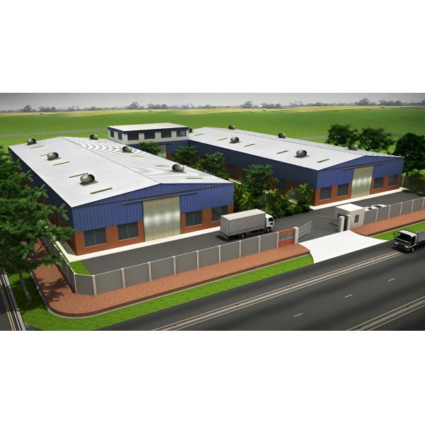 Customized Drawing Plan Steel Structure Warehouse with Q355B Material and