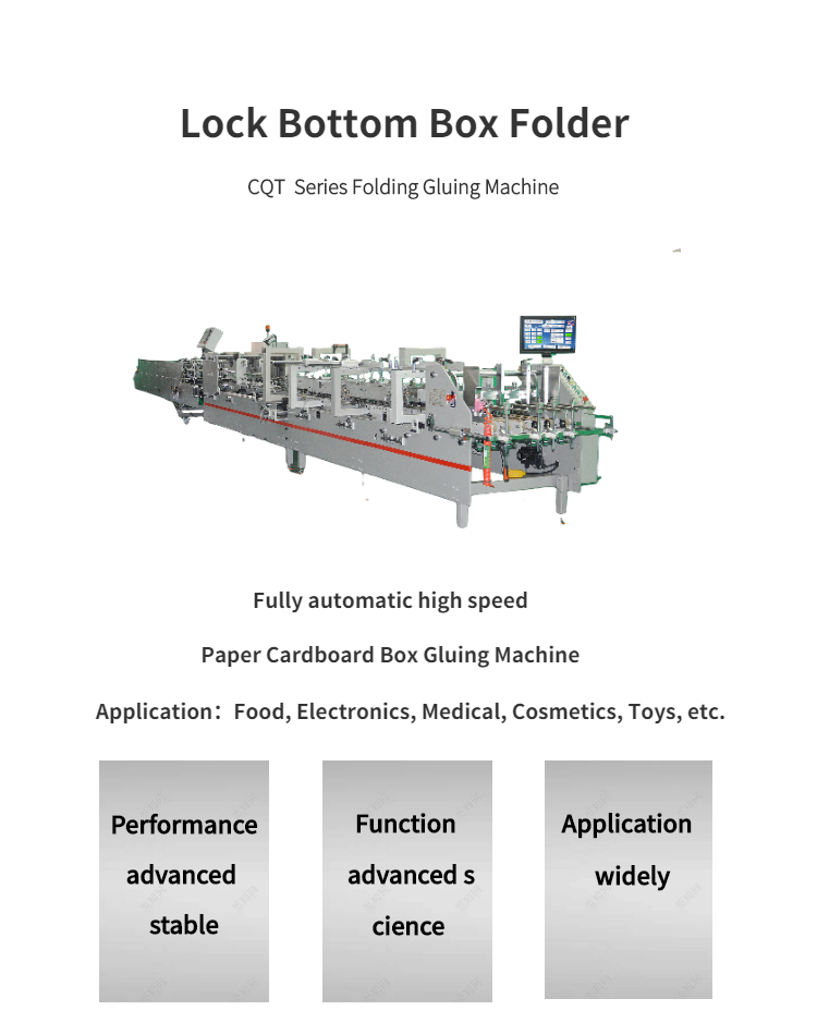 380V Voltage Carton Folder Gluer Machine for Automatic Corrugated Carton in 2022 Year
