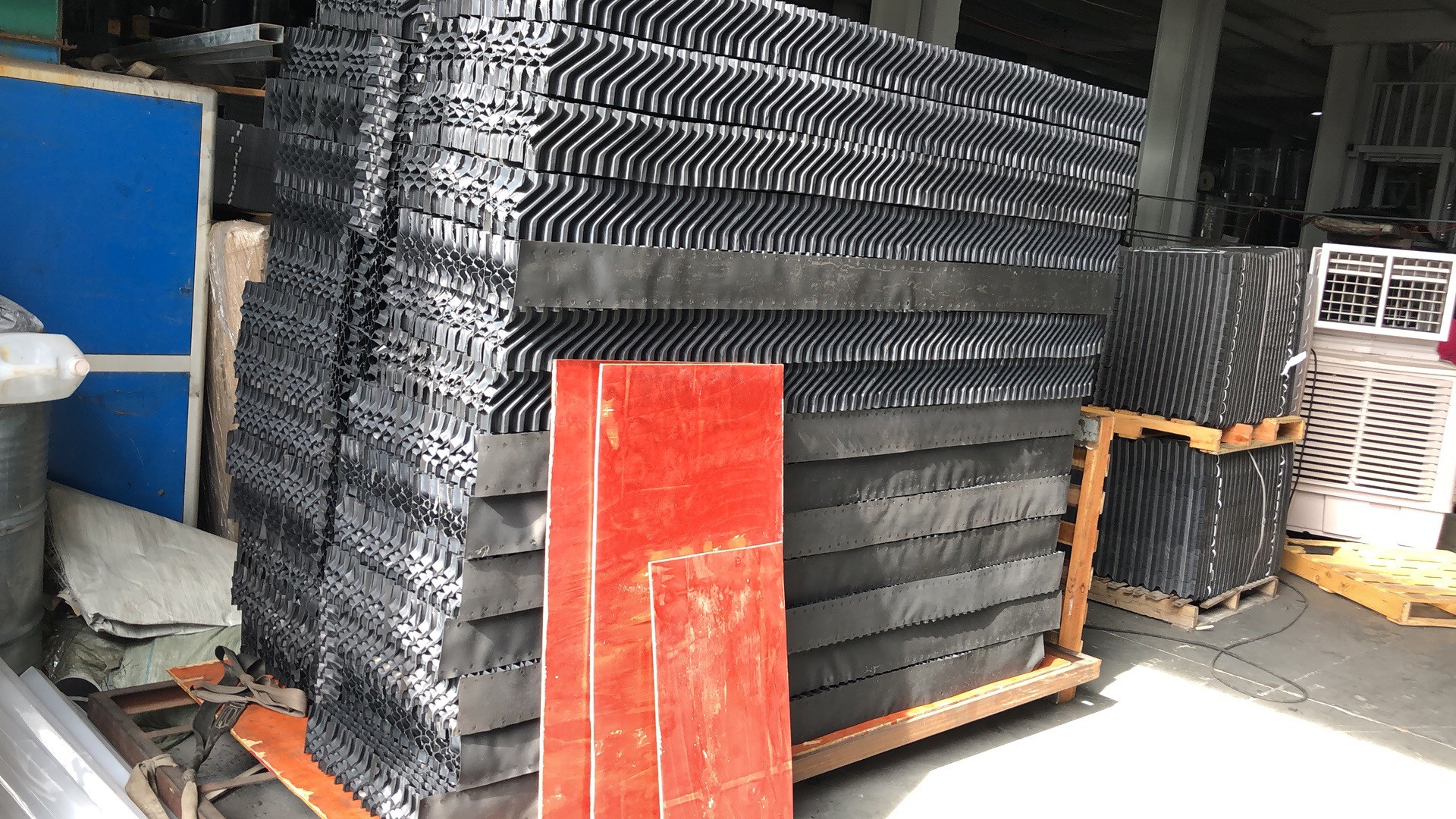 Cross Flow Wave PVC Drift Eliminator PVC Fill For Cooling Tower