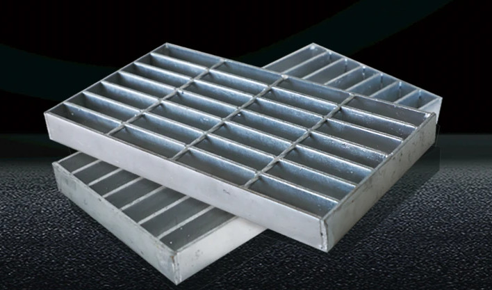 Low Carbon Steel Walkway Grating For Power Plant 25*3mm