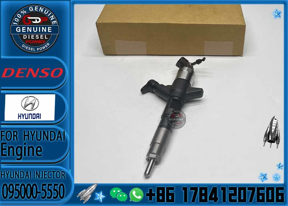 HIGH QUALITY NEW DIESEL FUEL INJECTOR 095000-5550, 33800-45700, 095000-8310 FOR HD78 3.9L ENGINE