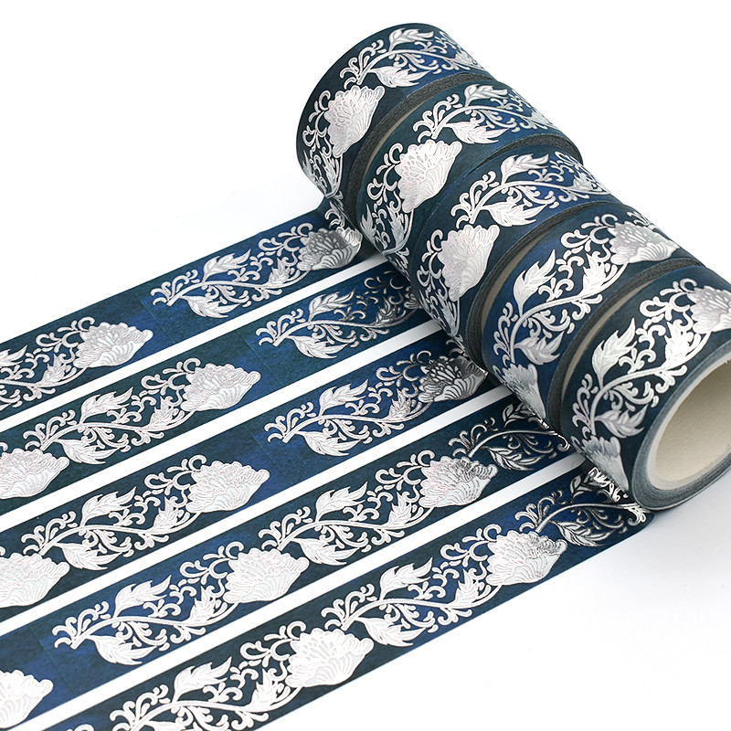 Waterproof Custom Cheap Professional Printed Resistant Gold Foil Washi Paper Tape