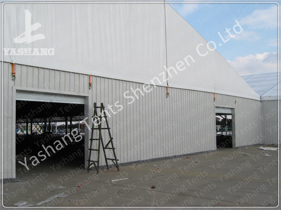 Heat Resistant Tent Accessories Height Customizable Fabric Door Glass Door Roller Gate