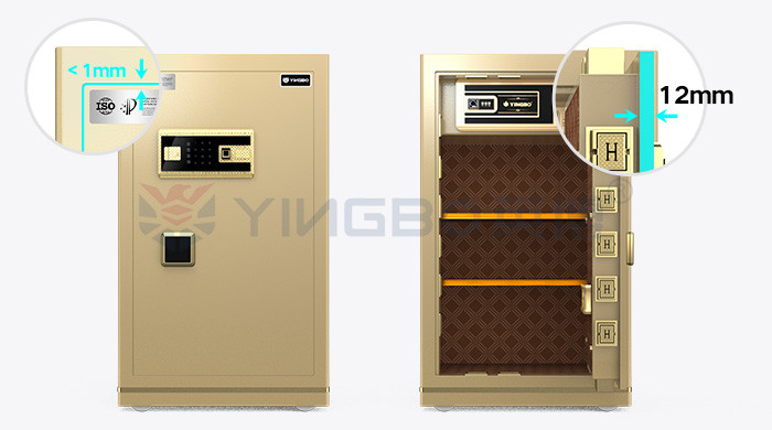 Biometric Fingerprint Lock Smart Safe Box For Office Security 46kg YB/N7-80