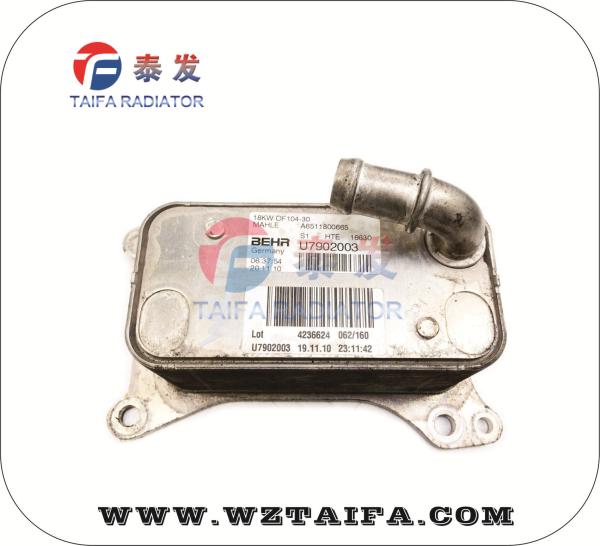Performance Mercedes Benz W212 W204 Oil Cooler , Auto Trans Oil Cooler