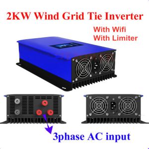2Kw Wind Inverter Grid Tie With Dump Load Resistor With Limiter Sensor With Wifi