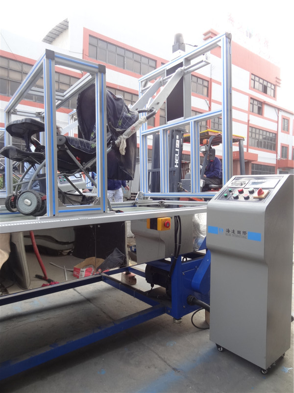 AC Motor 50Hz Strollers Testing Machine , EN 1888 Standard Baby Car Dynamic Durability Tester