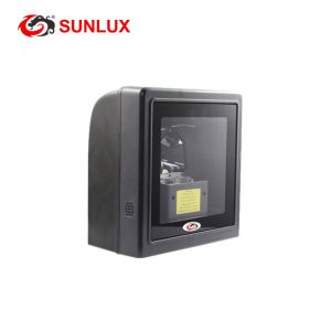  1500 times/s Laser Desktop Barcode Scanner Hand Free Omni Directional For Supermarket Manufactures