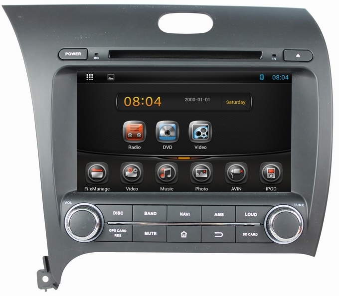 Ouchuangbo Capacitive Screen DVD Radio GPS Navigation Android 4.2 for Kia Cerato /K3 /Forte 2013-2014 OCB-8051C/