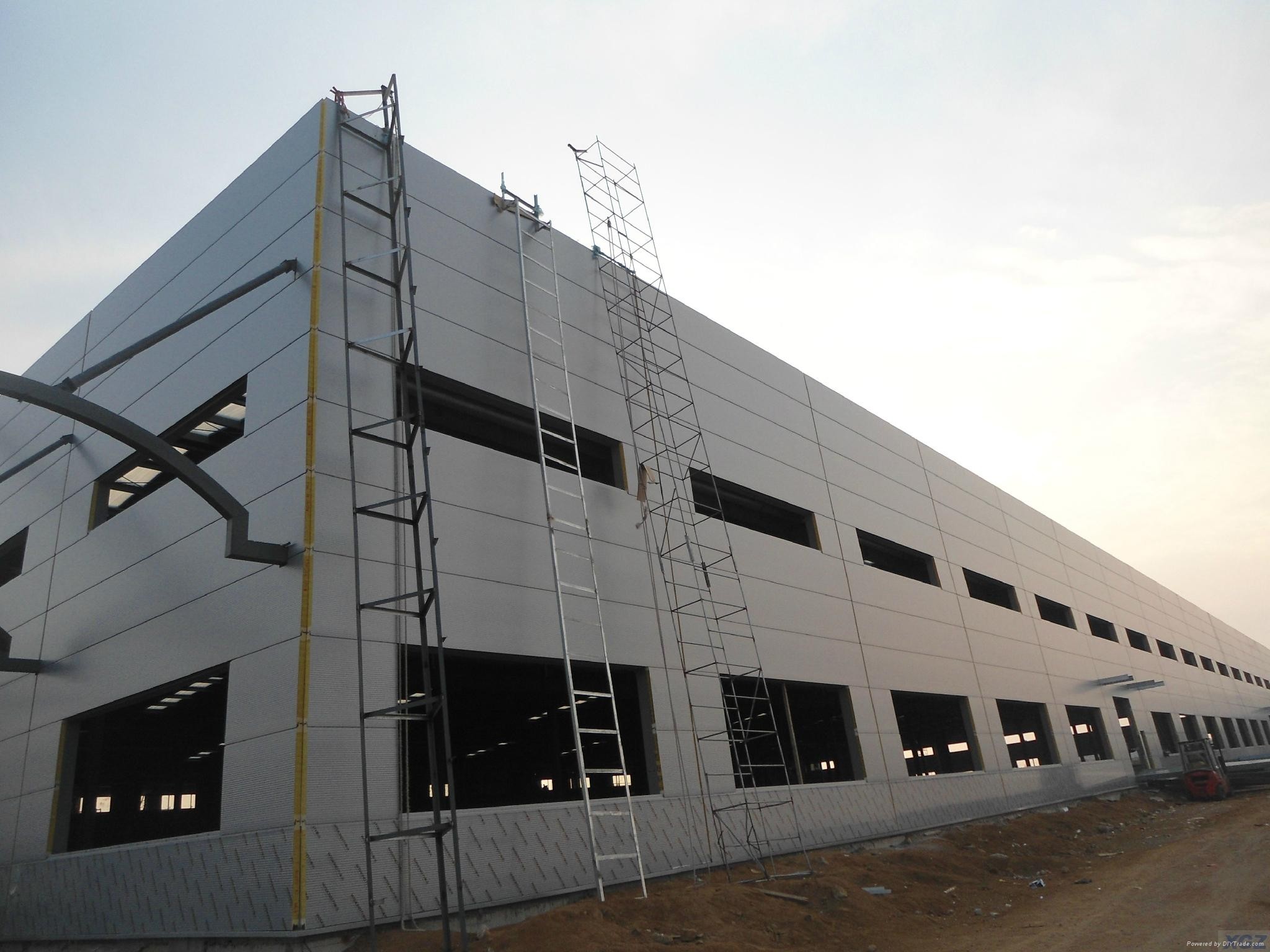 Spacious Steel Structure Building Workshop Construction Industrial Prefabricated