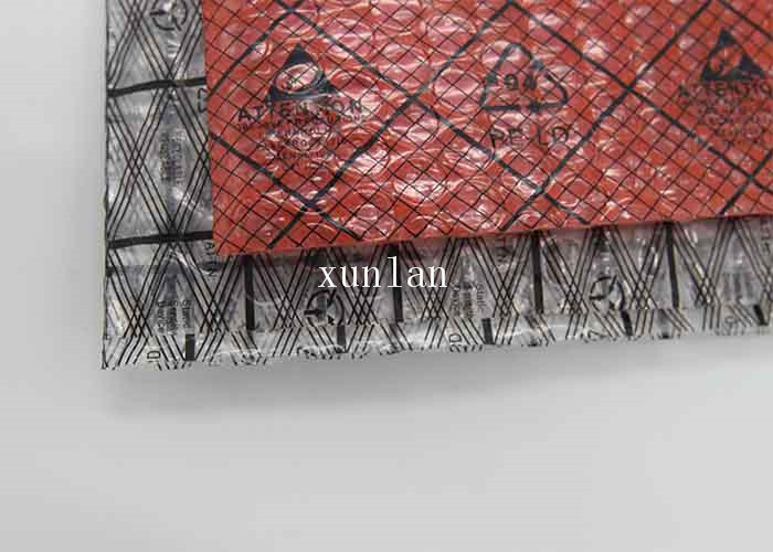 Waterproof Mesh PE Conductive Grid Bag , Red / Black Static Protection Bag