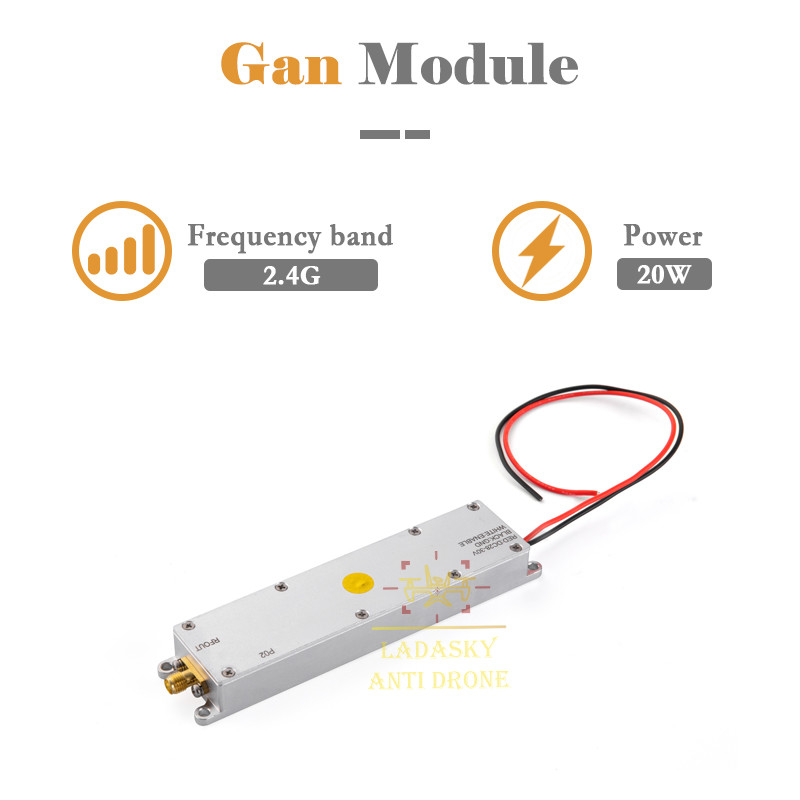 2.4G 20W GaN Anti-Module for Autel Anti Drone System Autel Fpv Ua Poland RF Module 120*30*15mm