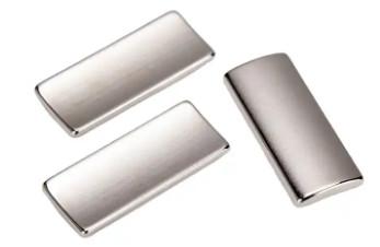Customized Neodymium Motor Magnet Arc Shape NdFeB Magnets Epoxy Coating