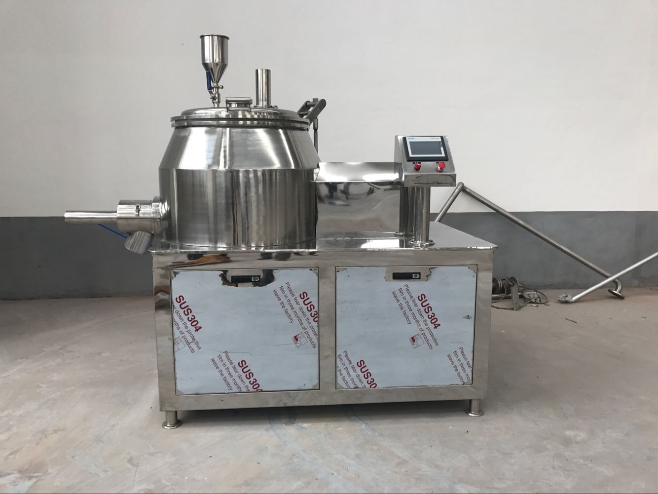 300 Kg Batch Wet Mixer Tablet Granulation Machine Tablet Production Lines