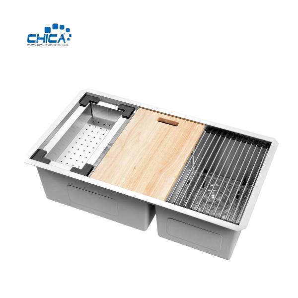 Double Bowl Kitchen Sink Stainless Steel Kitchen Sink Handmade Kitchen Sink