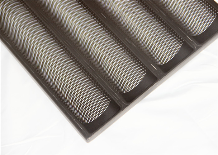 MAXXI Aluminium Steel 1.2mm Perforated Baguette Pan
