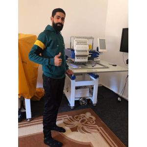 Good price with free shipping single head computerized machine embroidery