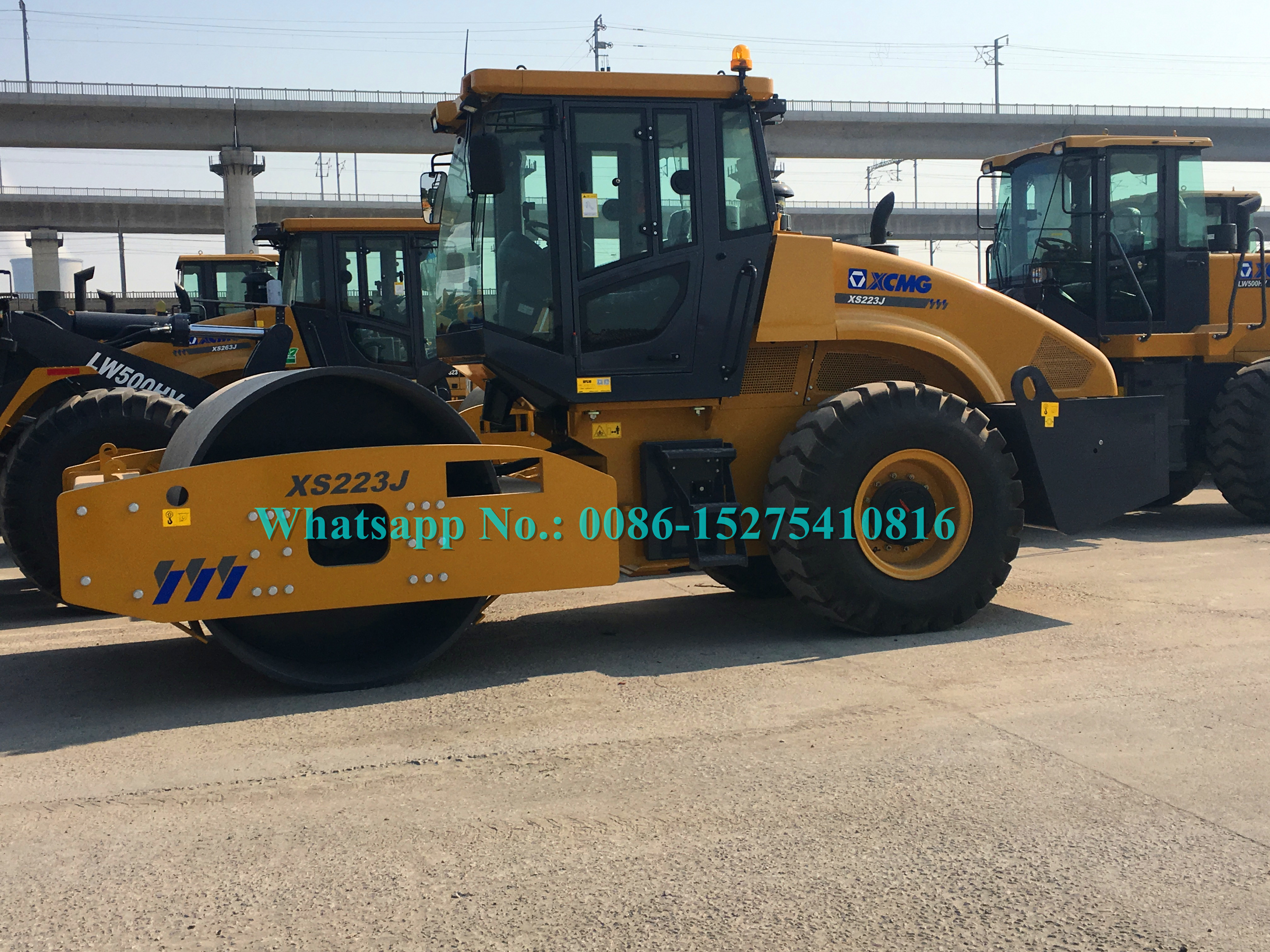 XCMG Road Construction Machinery 22 Ton Single Drum Roller Compactor S223J/XS223JE Model