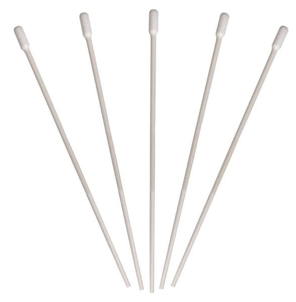 Long Handle Cotton Swabs Cleanroom Consumables 6 Inch Standard Paper / Wood