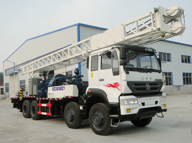 Rotary Table 600M Truck Mounted Drilling Rig For Geological