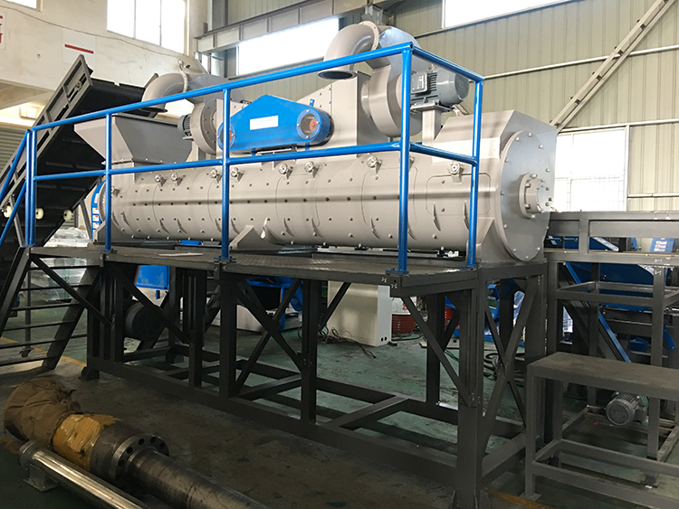 PP HDPE PET Bottle Label Remover Machine 5000KG/H Washing Line