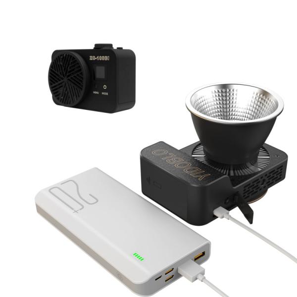 Portable Cob Video Light With Softbox 100w Mini Photography Lights 2700k 7500k