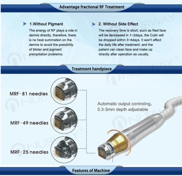 Hot selling face lifting Fractional RF Microneedle Machine
