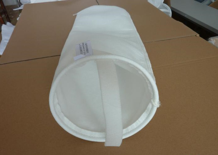 Polyester / Polypropylene / Nylon / Stainless Steel Liquid Filter Bag Steel Ring Liquid Filtration