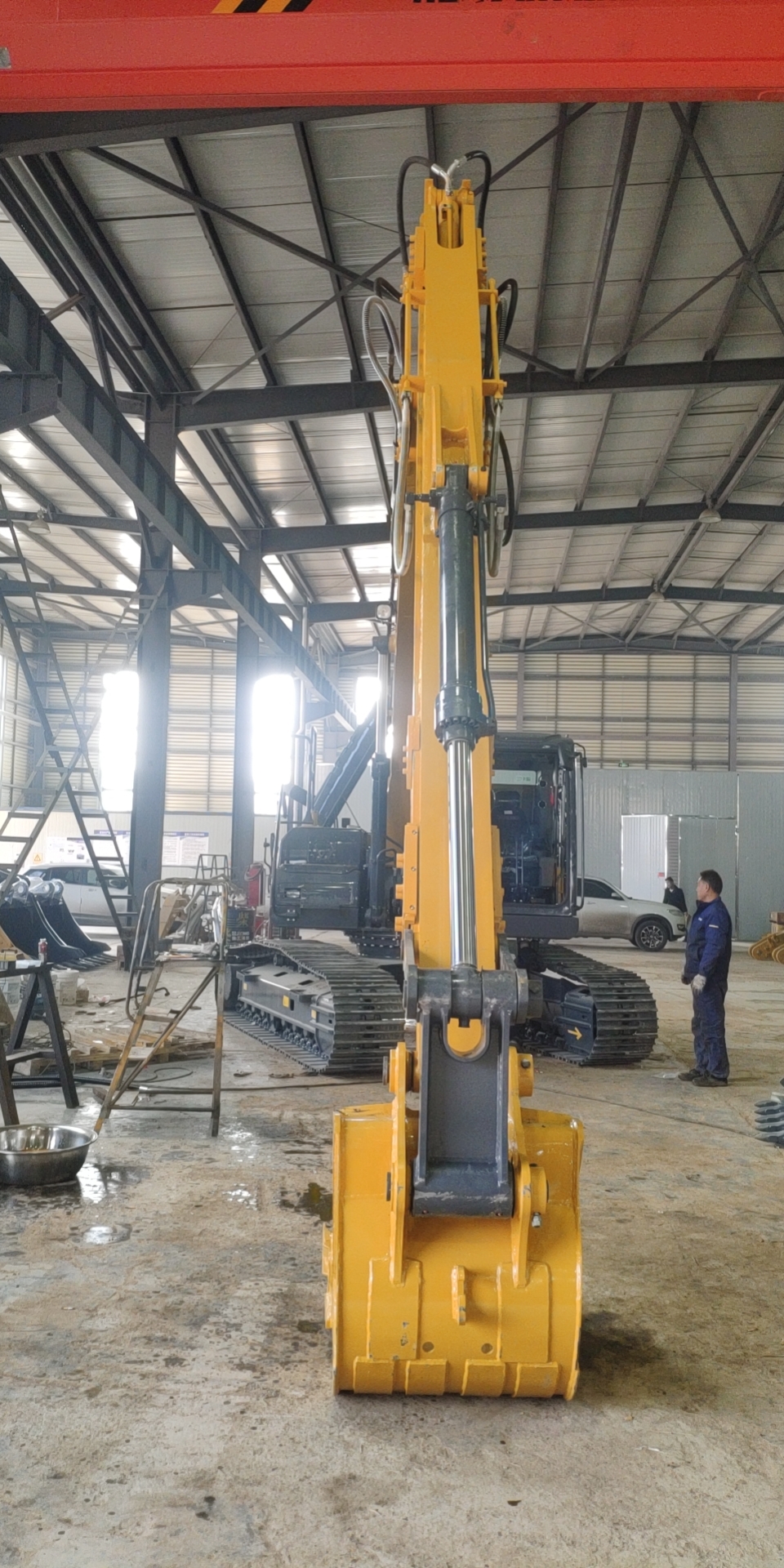 CAT320 skid steer excavator telescopic boom hot sale