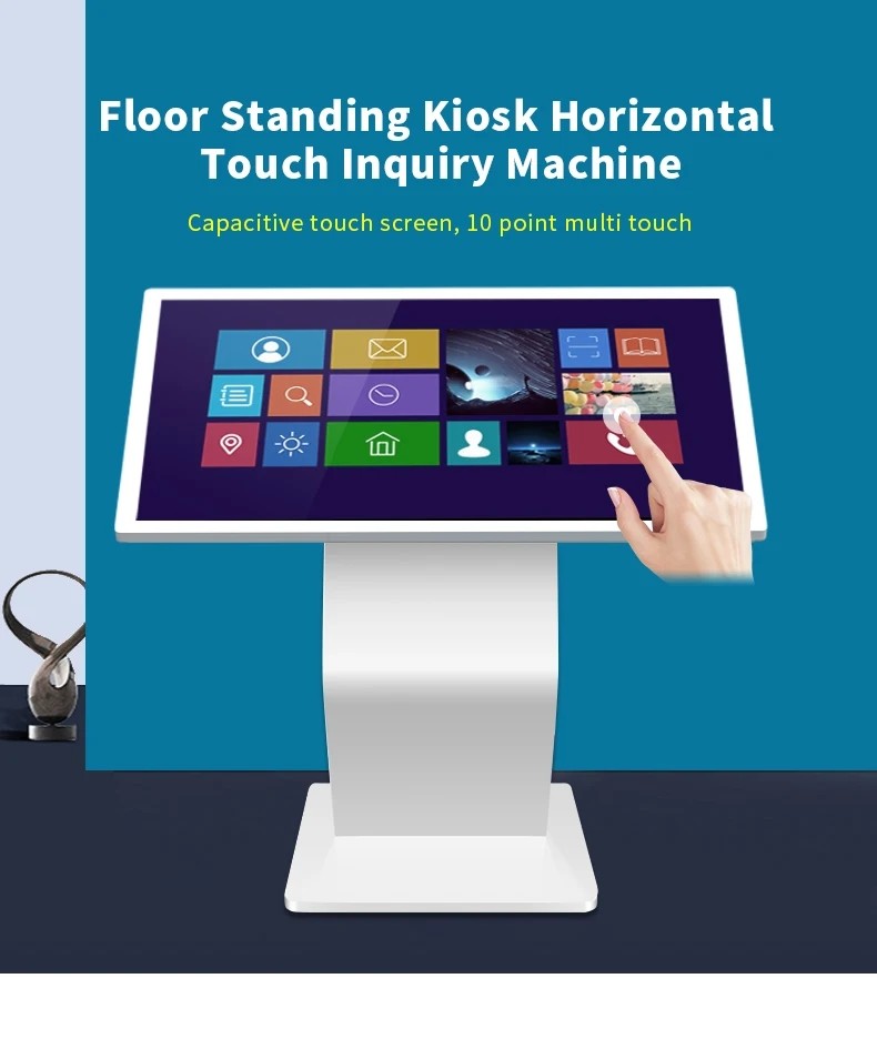 Exhibition Hall Interactive Self Service Kiosk 21.5 32 43 55'' Android Windows
