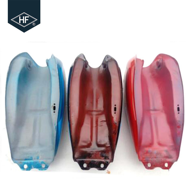 Colorful 9L Motorcycle Tank Other Motorcycle Parts Iron With Painting For SUZUKI AX100