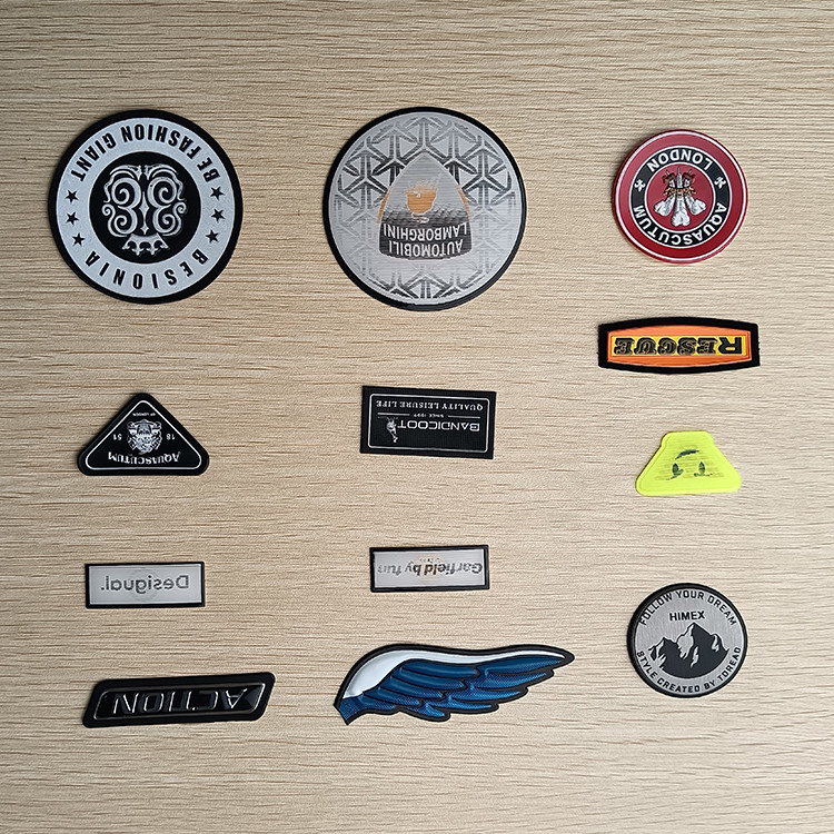 High 3D Frequency Press TPU Label Embossed Garment Private Patch For Jacket