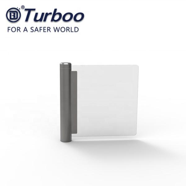 Tempered Glass Swing Barrier Gate Servo Brushless Motor 1.5mm Thickness For