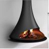 Buy cheap Europe Indoor Wood Burning Stove Decorative Suspended Ceiling Fireplace from wholesalers