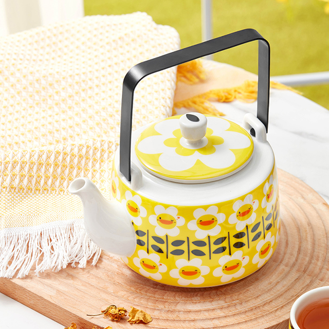 Ceramic Elephant Teapot Household Simple Practicalkettle Set Creative Wedding Gifts With Mugs