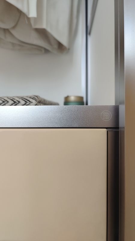 Minimalist Stainless Steel Kids Room Cupboard With Integrated Desk