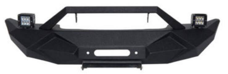 Wholesale Front Bumper for Jeep JK Black Steel Recovery Bull Bar Winch Bumper for JK Wrangler 07 Onwards